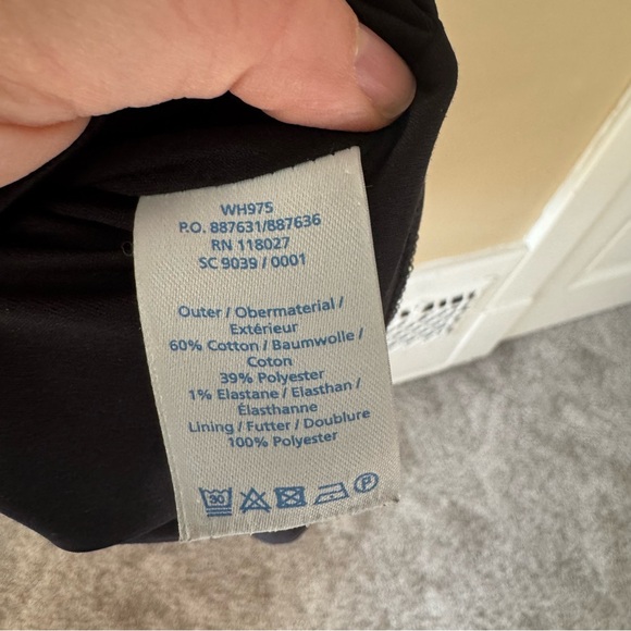 White and navy size 6 Boden short dresss - Picture 4 of 5